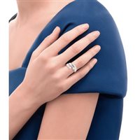 Anello Recarlo Donna in Oro bianco Diamante 0.26 Ct R02TY677/027-15 - R02TY677/027-15